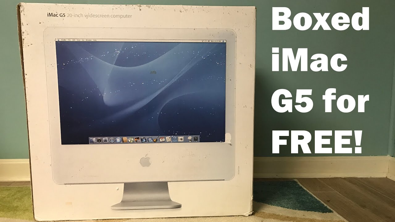 FREE iMac G5! Let's test it out!