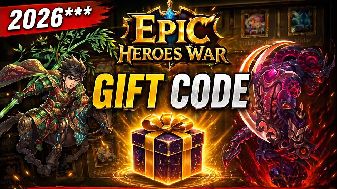 🔥🎁EPIC HEROES WAR NEW GIFT CODE!!🎁🔥 APRIL 2026 CLAIM NOW!!!