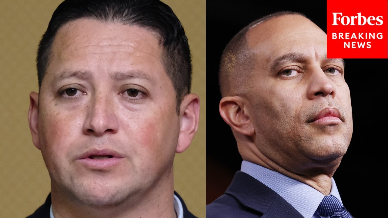 Hakeem Jeffries Asked If He Would Support Expulsion Resolution For Embattled GOP Rep. Tony Gonzalez