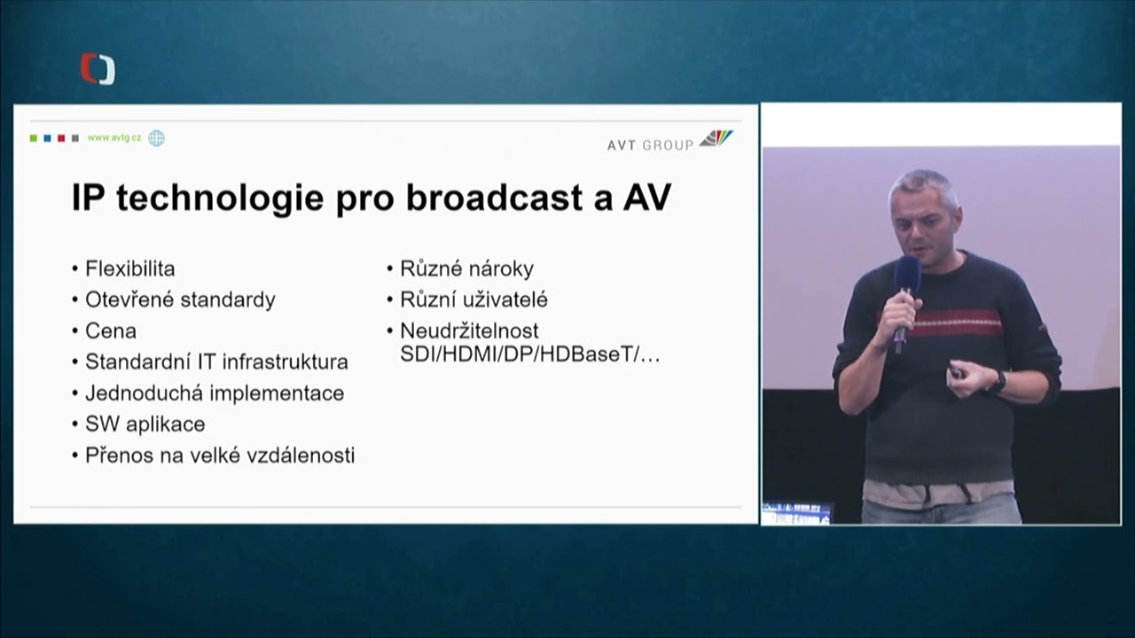 IP řešení pro broadcast a AV (AVT Group, Jiří Hulík)