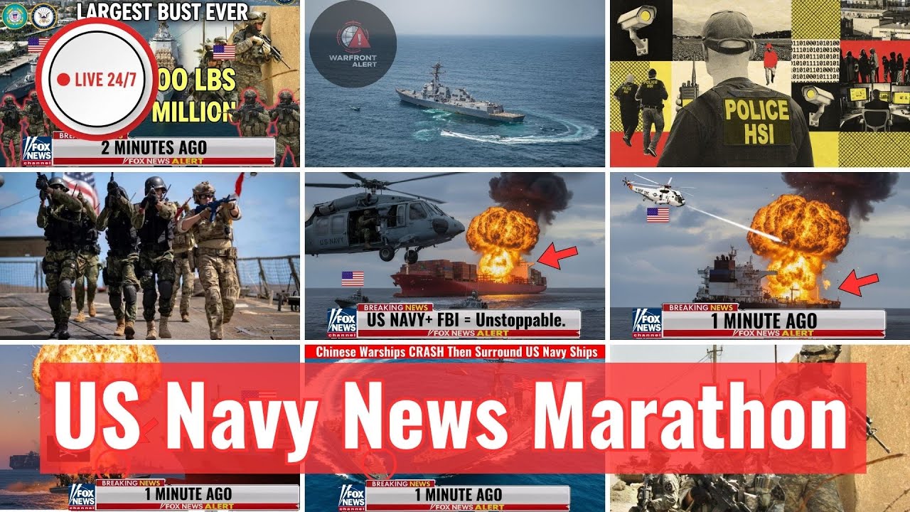 🔴 BREAKING: US Military News LIVE 24/7 | Navy Standoffs, Drug Busts & Global Operations