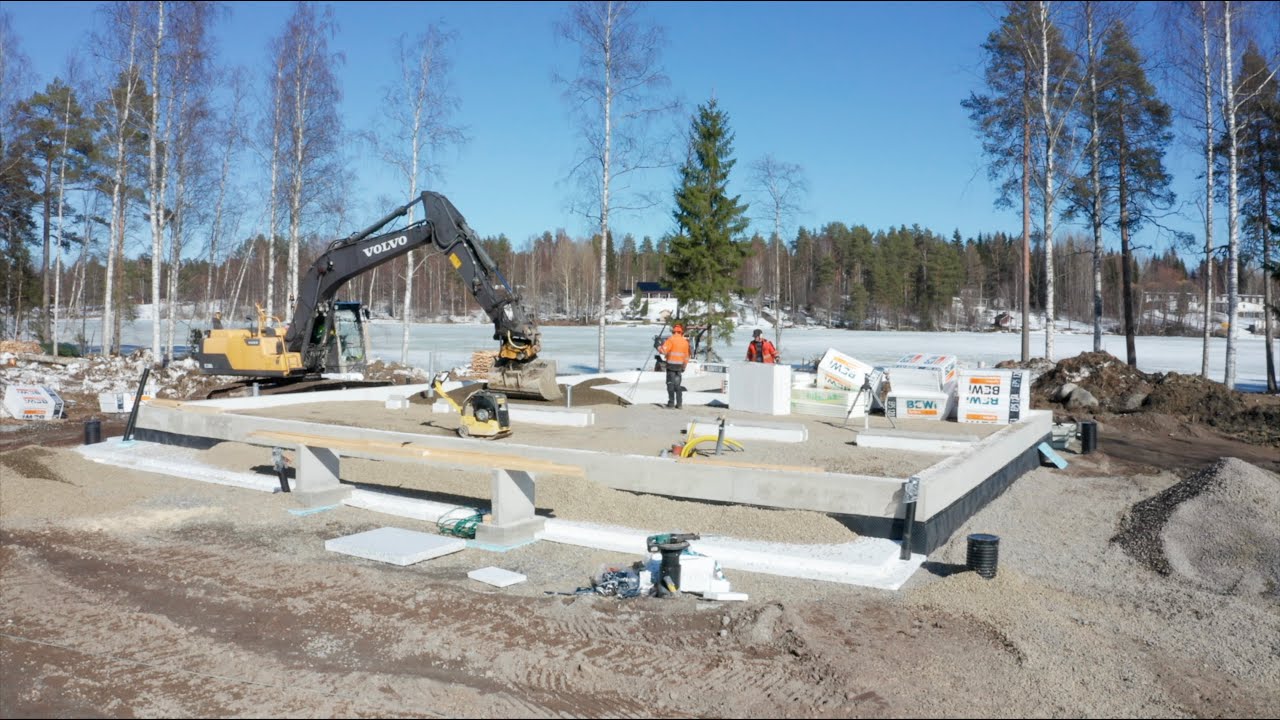 Koti rannalle 5.jakso // Sisätäytöt ja routaeristykset