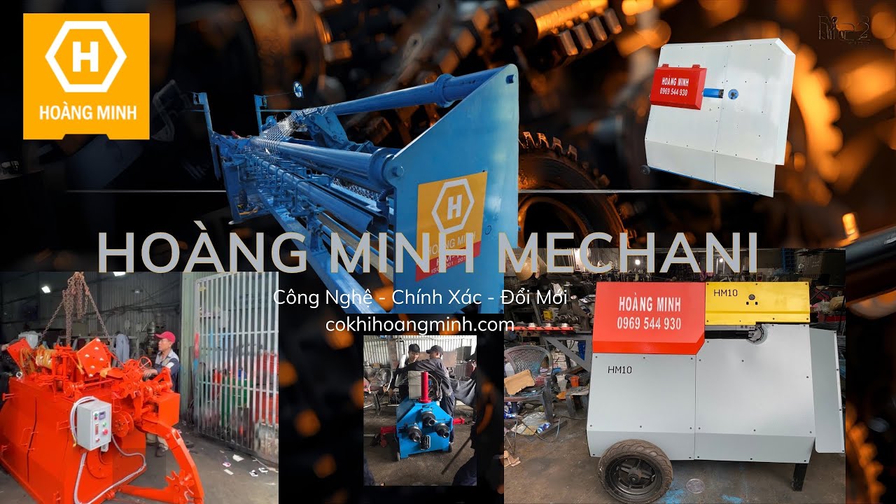 Hoang Minh Machinery – Leading Manufacturer of Rebar Bending & Wire Mesh Machines