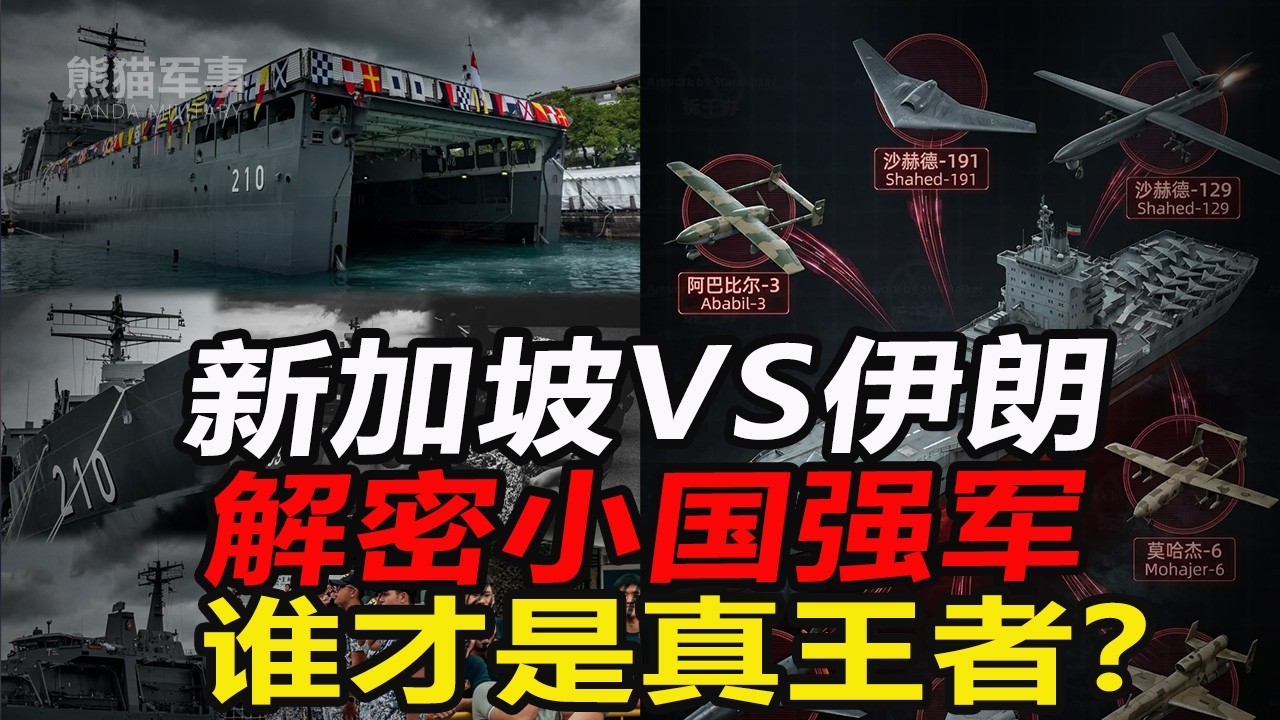 毒虾对狼群：新加坡vs伊朗，谁才是非对称王者？#熊猫军事