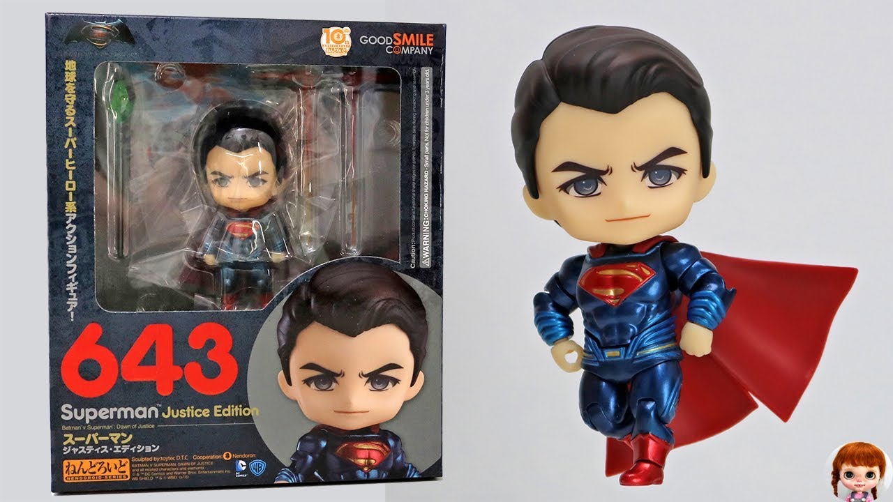 SUPER MAN NENDOROID Justice Edition 643 - ACTION Figure - GoodSmile DC Comics - REVIEW UNBOXING