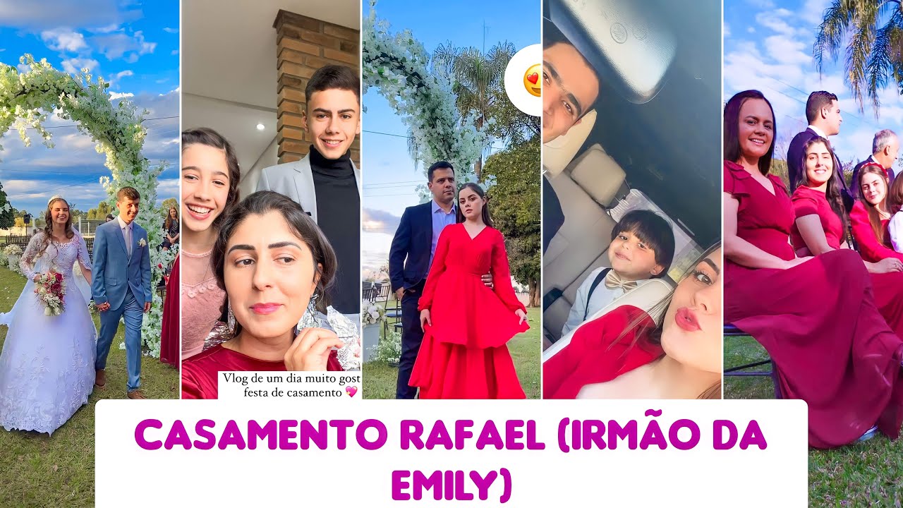 CASAMENTO RAFAEL MAZETTO ( IRMÃO DA EMILY ) MUITO LINDO ❤