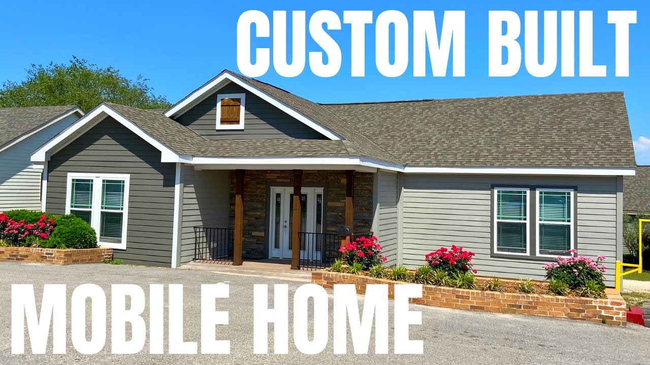 Like nothing I have ever toured! LOADED custom built mobile home! This modular is on another level!