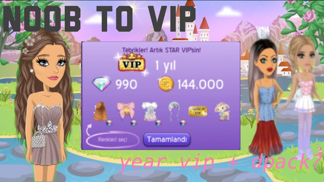 DIAMOND PACK AND YEAR STAR VIP ON NEW ACC?! noob to vip msp