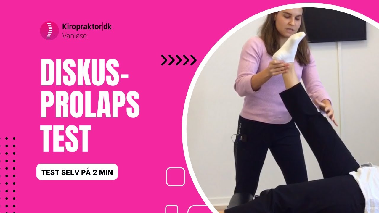 Har du diskusprolaps i lænden?