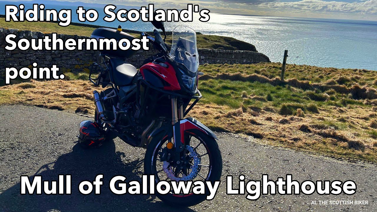 Riding to Scotland's Southermost point, Mull of Galloway Lighthouse