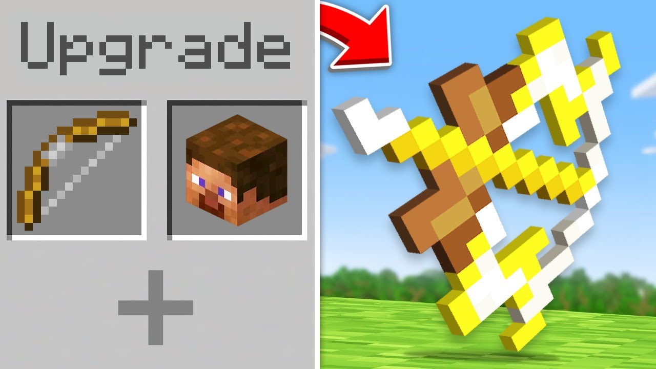 Every Kill, Your Bow Upgrades in Minecraft...