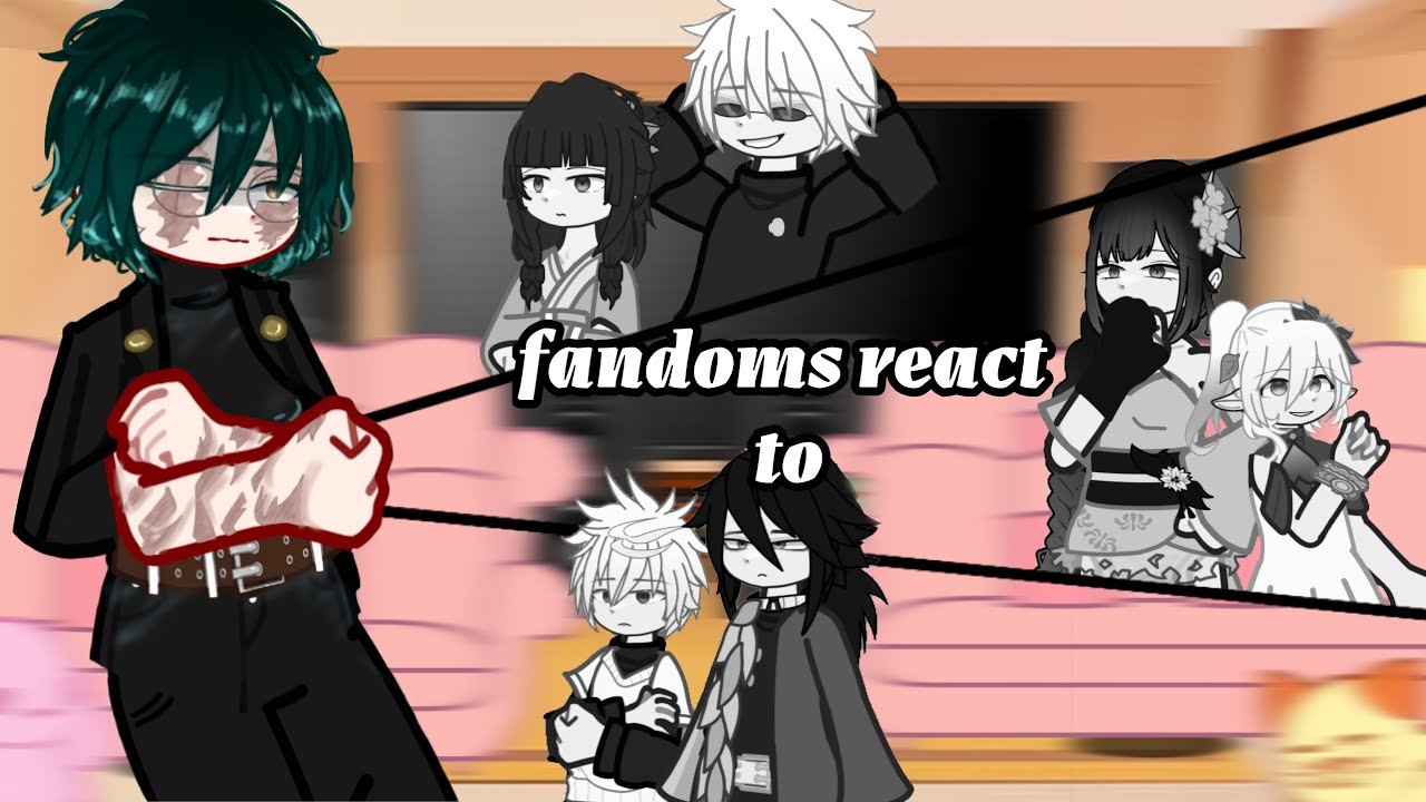 Fandoms react to zenin maki [episode 4] // ft gacha nebula