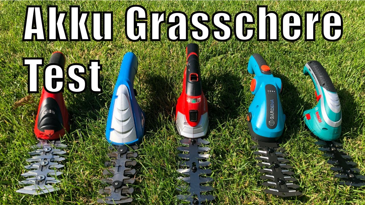 Akku Rasenkantenscheren / Strauchscheren Test - 5 Geräte im Test (Gardena, Einhell, B1, Bosch, Güde)