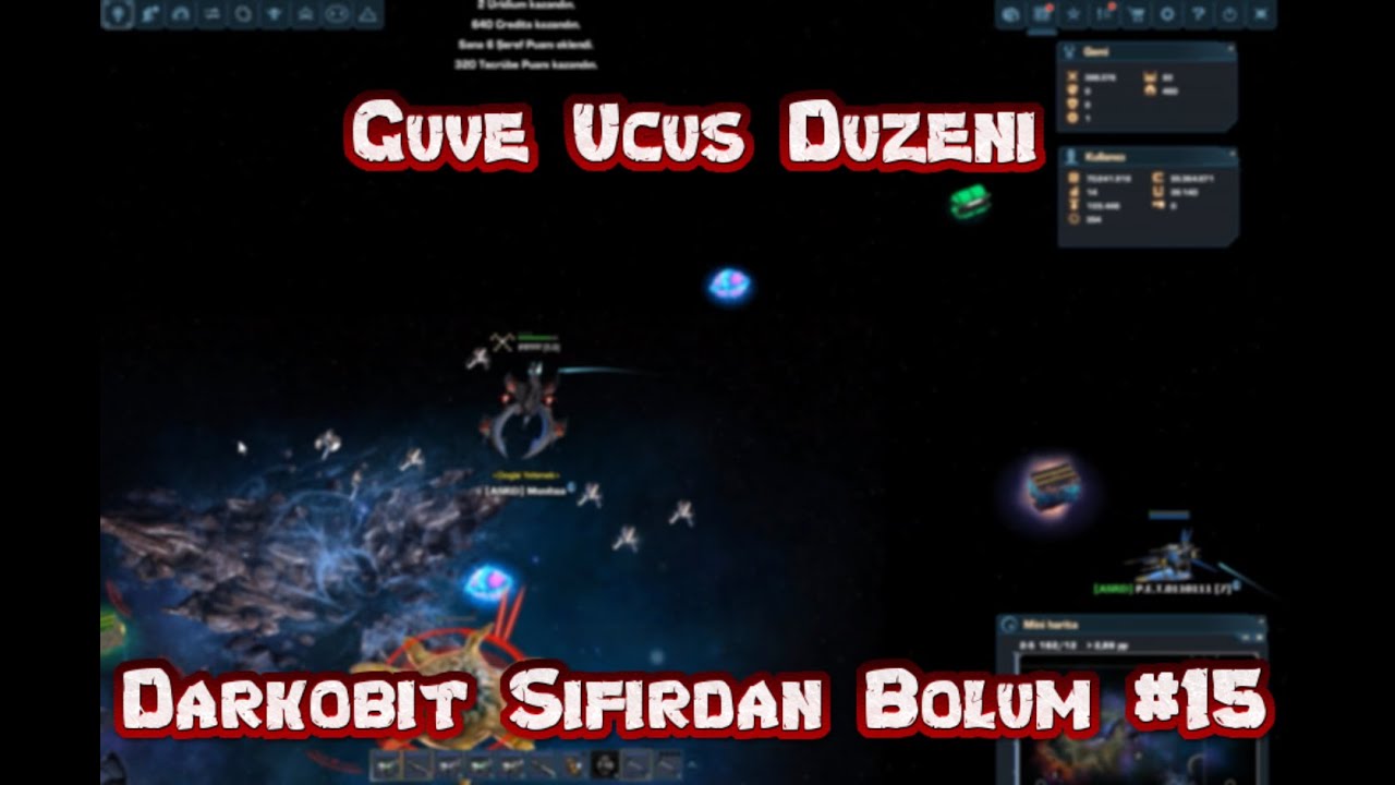 Darkorbit Sıfırdan Başlama Bölüm #15 / Görevler / P.E.T Leveli Arttırıyoruz