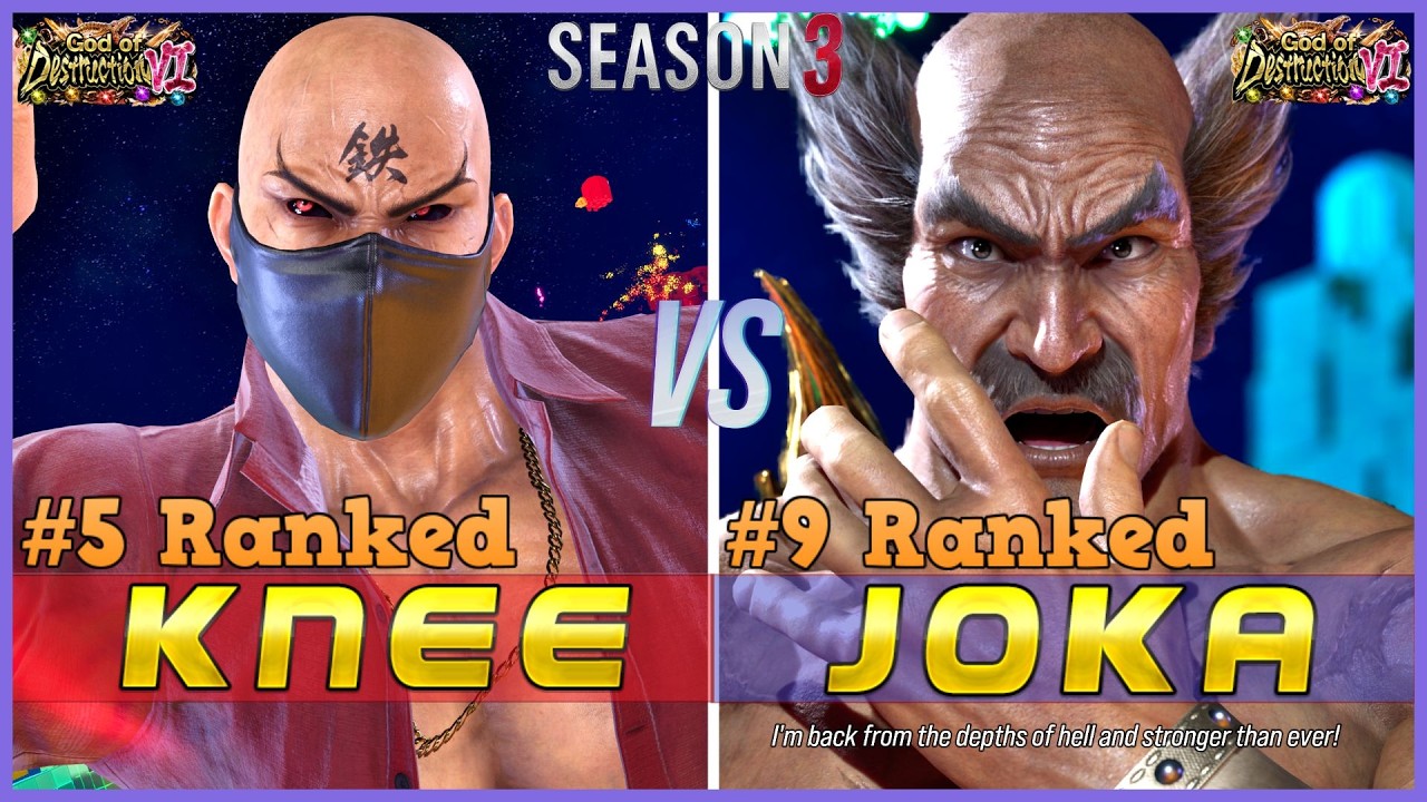 T8 S3 ▰ KNEE (#5 Ranked Feng) Vs JOKA (#9 Ranked Heihachi) ▰ Tekken 8 High Level Gameplay