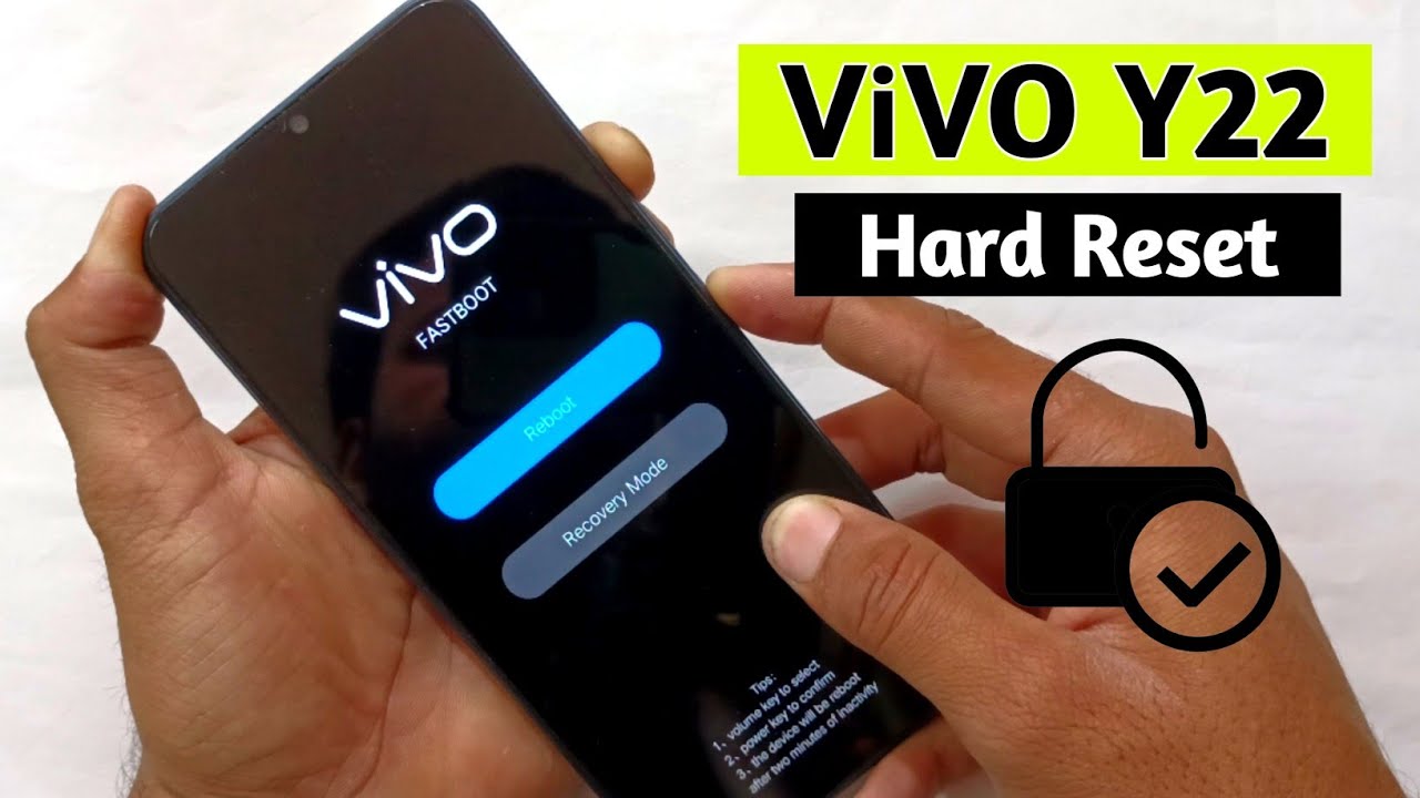 Vivo Y22 Hard Reset forget screen lock Without Pc.