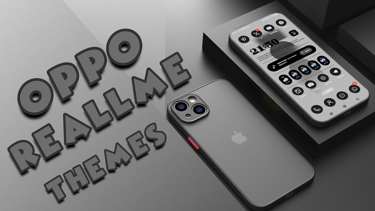 Monocrome ui themes Oppo reallme