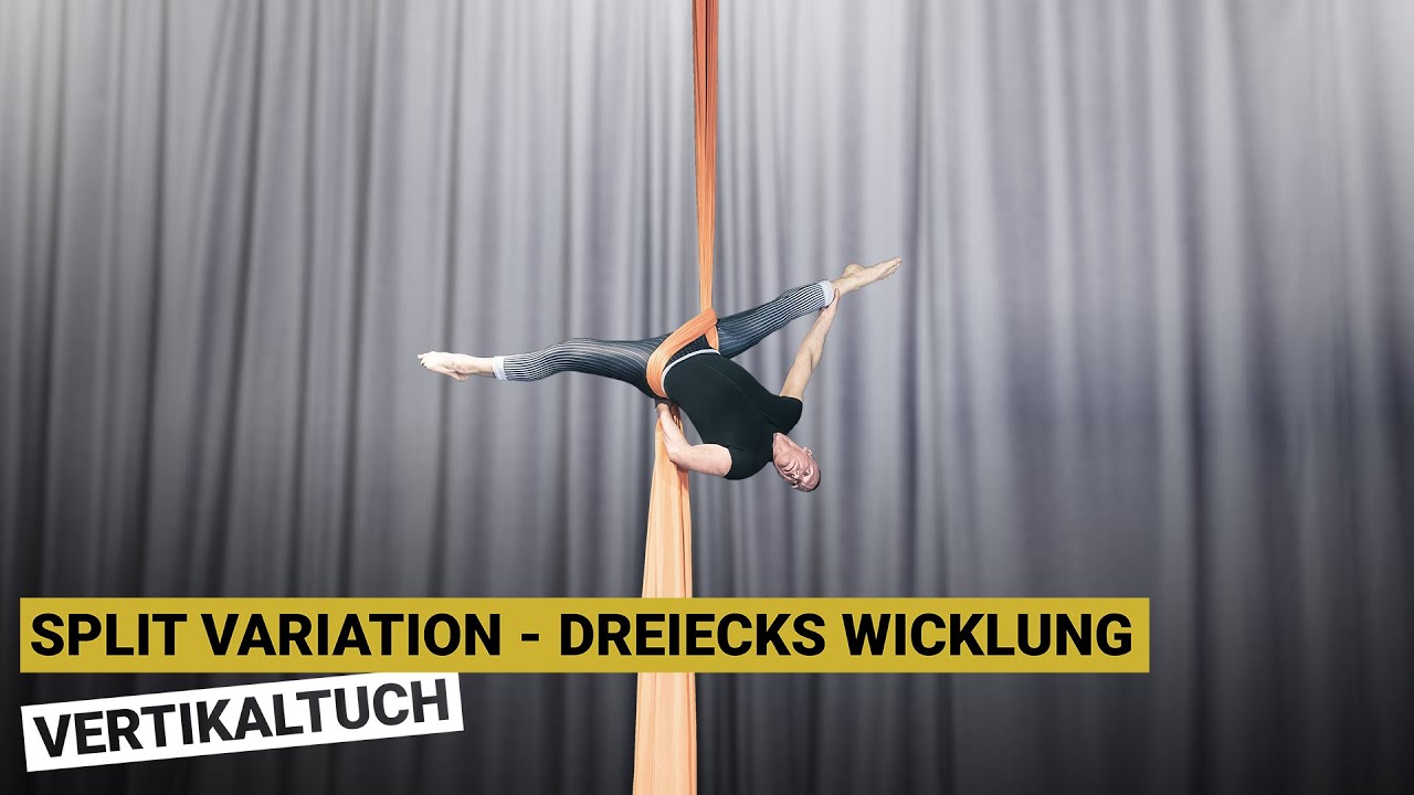 Spagat Variation - Vertikaltuch