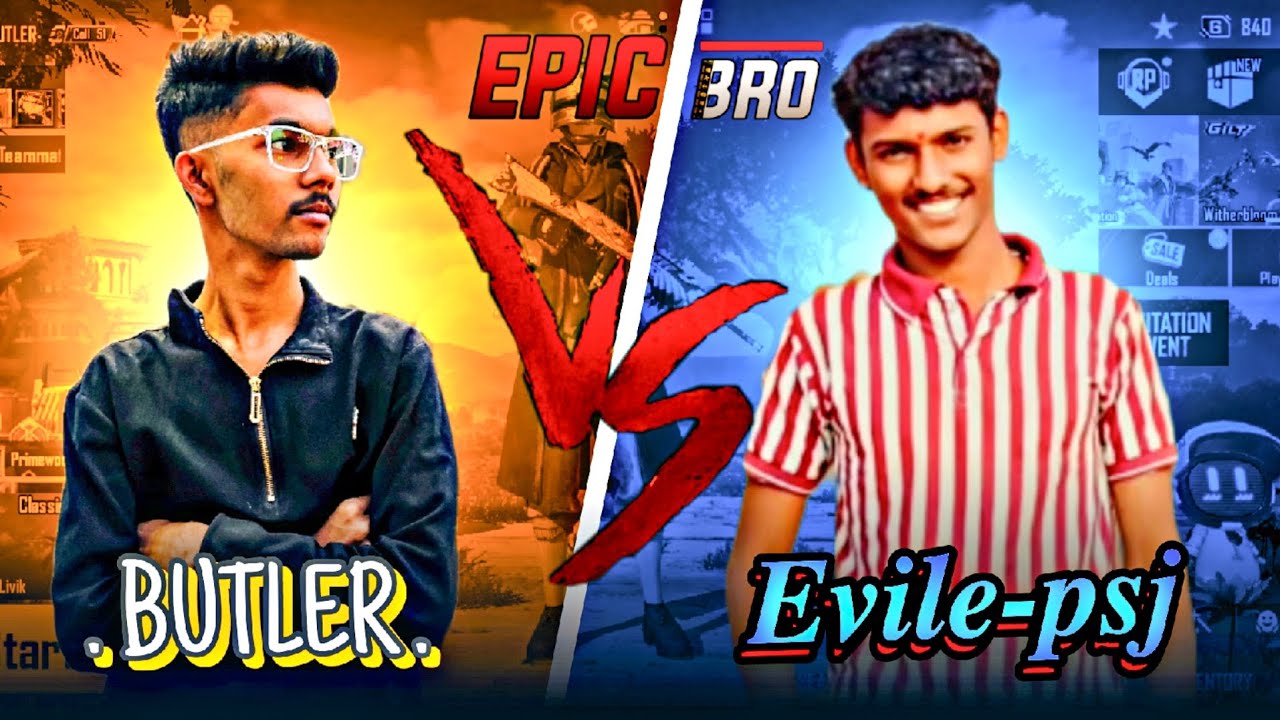.BUTLER. vs Evile-psj || M24 13-16 || BUTLER GAMING ||🫩😭 