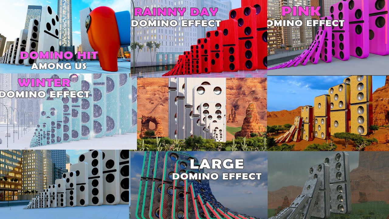 Best of Domino Effect Compilation 2022 (The Satisfying Domino Compilation Ever)