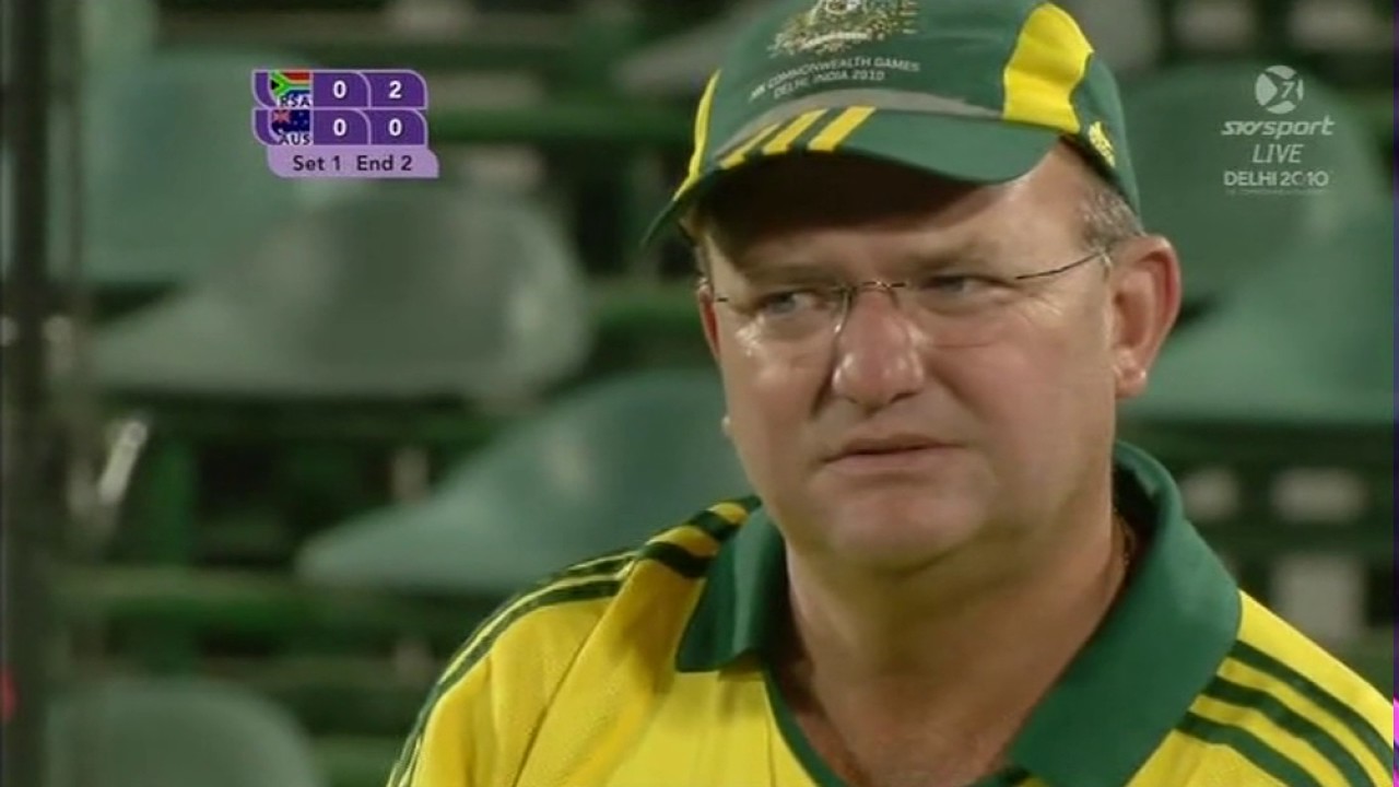 * 2010 Comm Games Mens triples FINAL RSA v AUS *