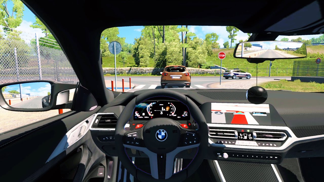 BMW M4 G82 Competition 2022 - Euro Truck Simulator 2 | Thrustmaster T300 RS GT