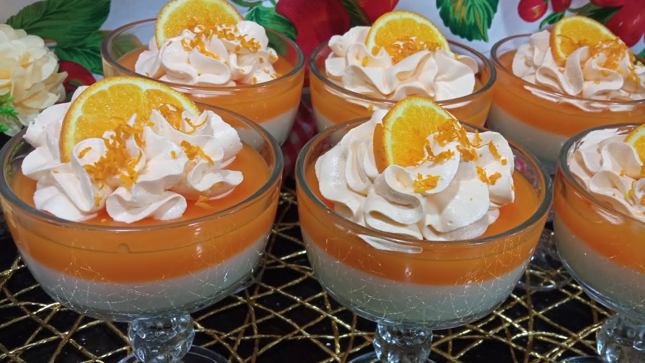 تحلية البرتقال 🍊 خفيفة و منعشة 😍 