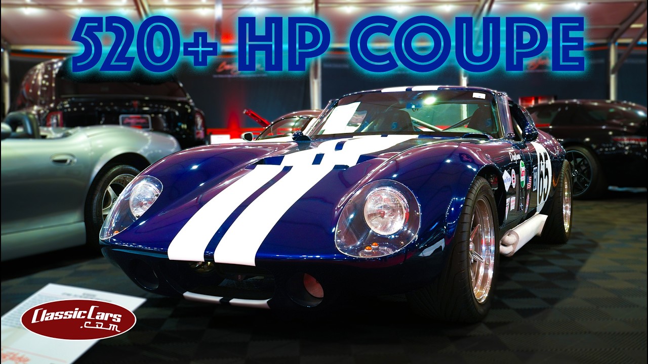Единственный в своем роде экземпляр реплики купе Type 65 Daytona от Factory Five, проданный на ау...