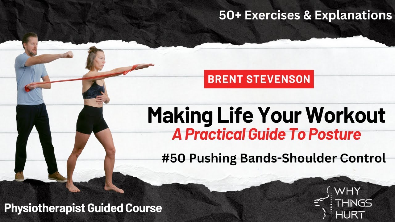 Pushing Bands Shoulder Control - Physio Exercise