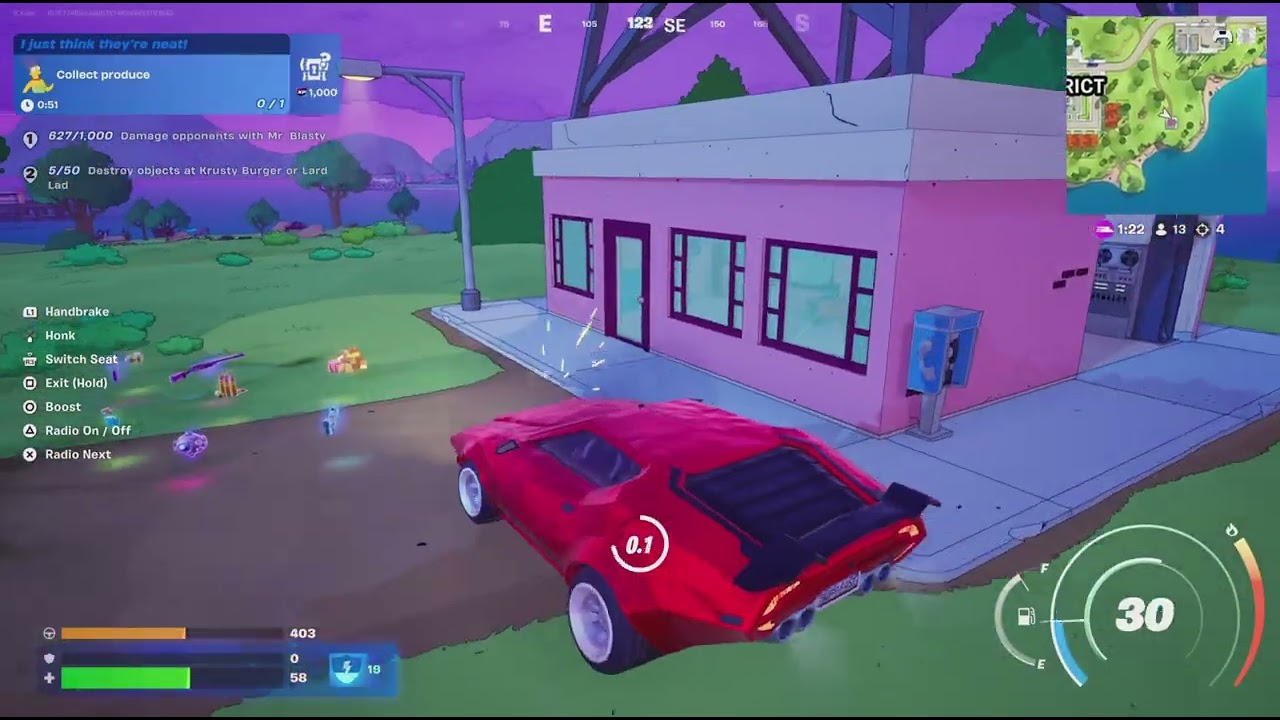 Fortnite Simpsons Week 2 Questing