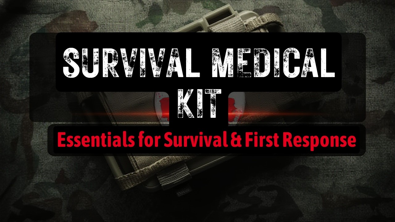Emergency medical kit for remote care or survival medicine 