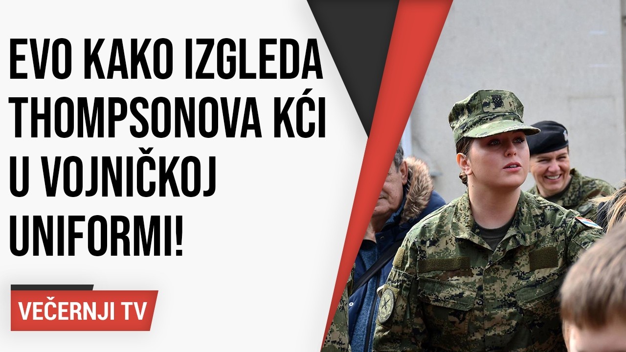 Evo kako izgleda Thompsonova kći u vojničkoj uniformi! Pozirala s roditeljima i kolegama