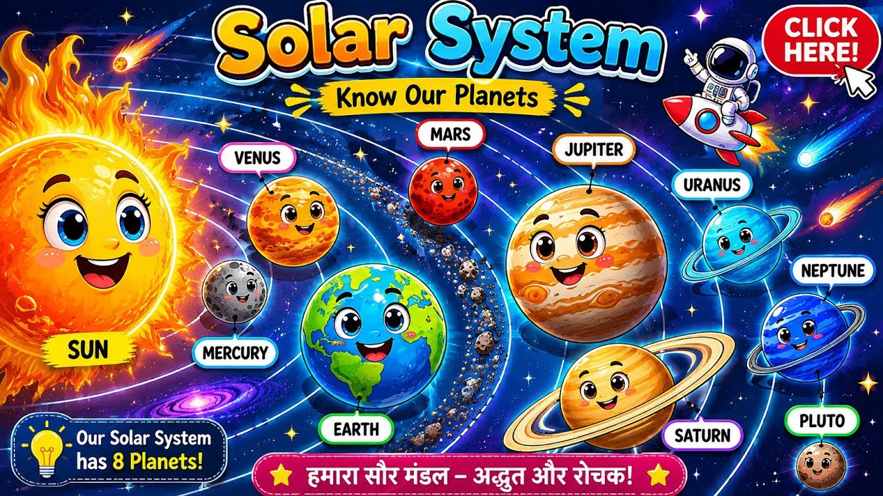 Solar System 🌌Drawing /How to Draw Solar System /Solar System Planets Drawing /Solar System project