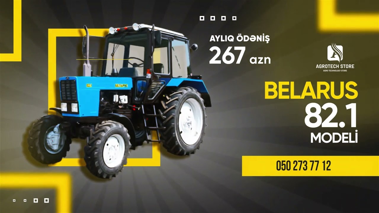 Belarus mtz 82.1 traktoru. 40% g&uuml;zəştlə satış