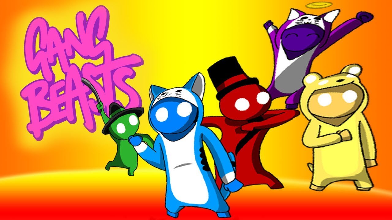 NUEVA BATALLA NOOB! PATADAS MÁGICAS! *GANG BEASTS* 😂 MINIJUEGOS HERNY
