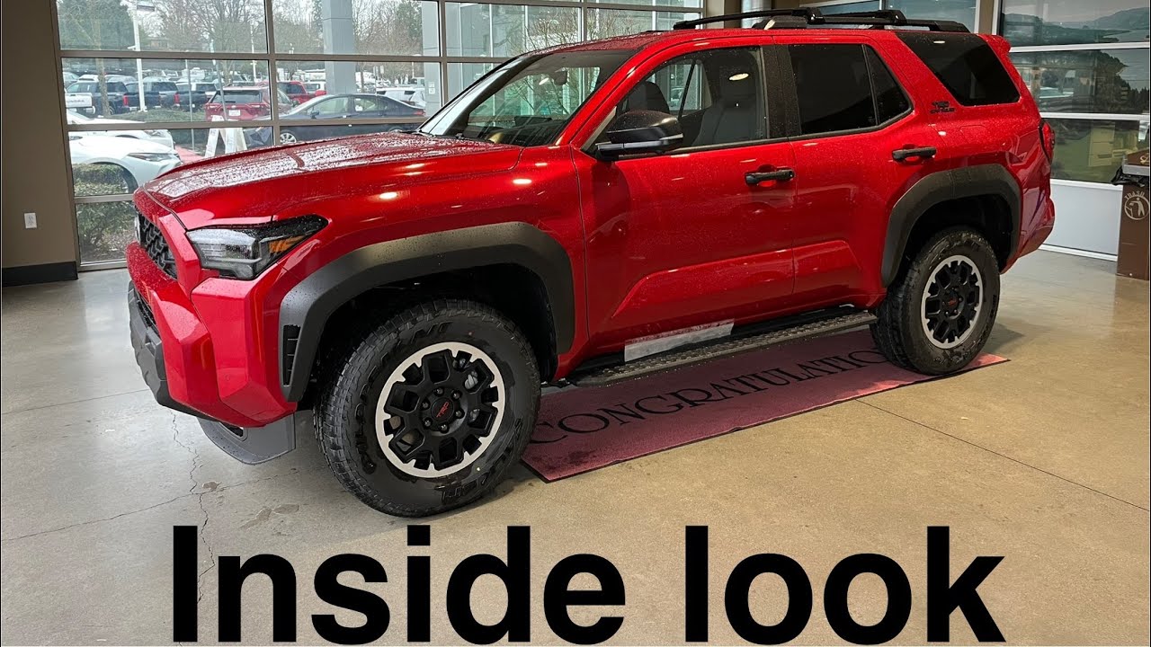 All New 2025 Toyota 4Runner TRD OFF Road Premium updated interior and technology & new engine