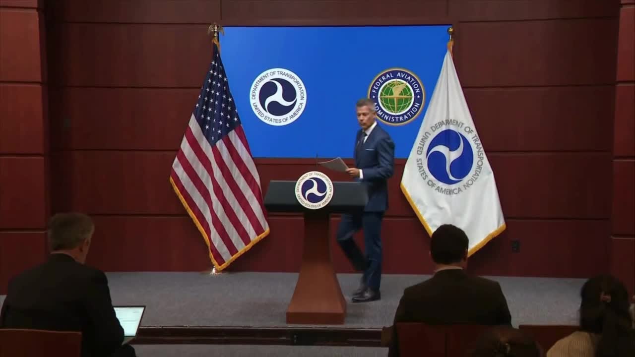 RAW: FAA reveals it will restrict air traffic during government shutdown