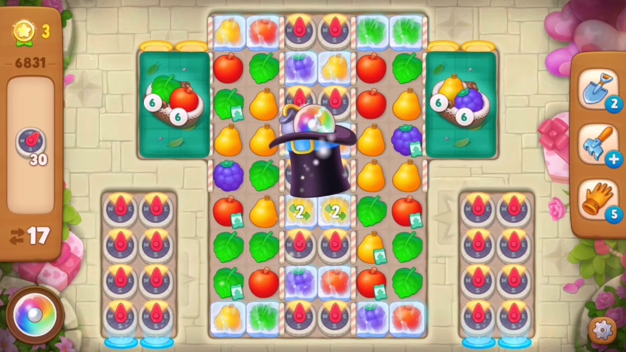Прохождение игры Gardenscapes: level 6831