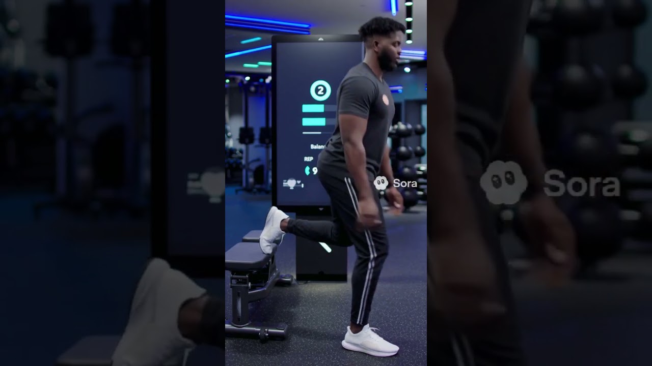 Bulgarian split squat for leg development!  
