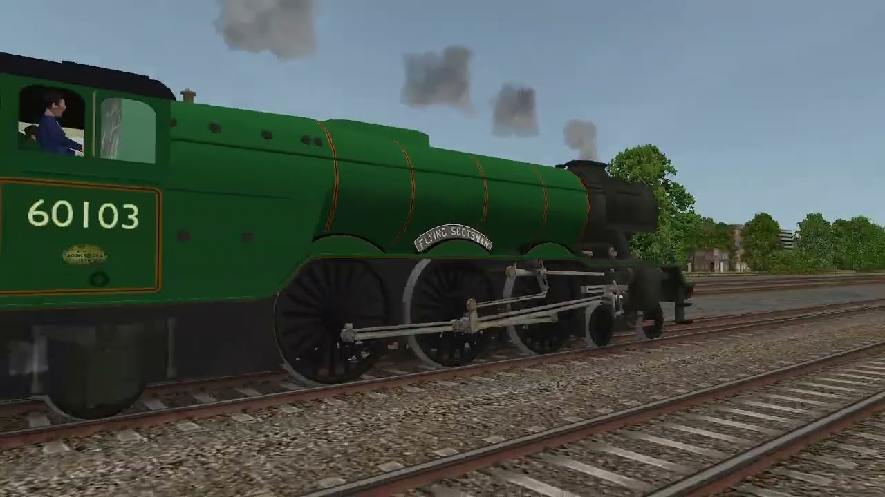 THE FLYING SCOTMAN. Open rails 