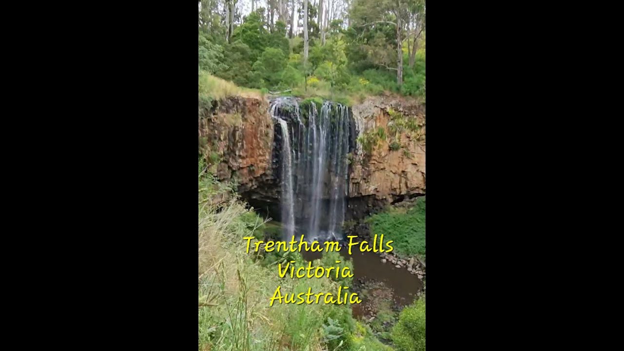 Waterfall near Melbourne ( Trentham Falls Victoria )  Australia