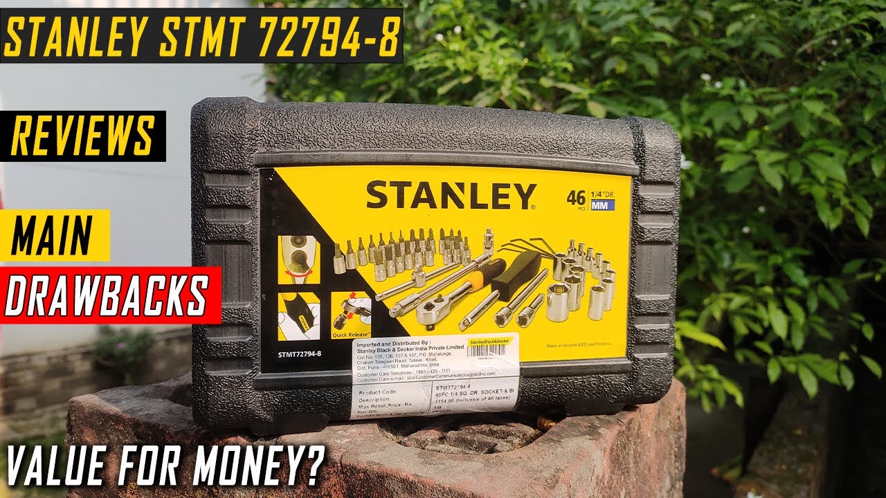 STANLEY STMT72794-8 46 Pieces Socket Set | Reviews, Pros And Cons | Best Socket Set Under Rs.2000