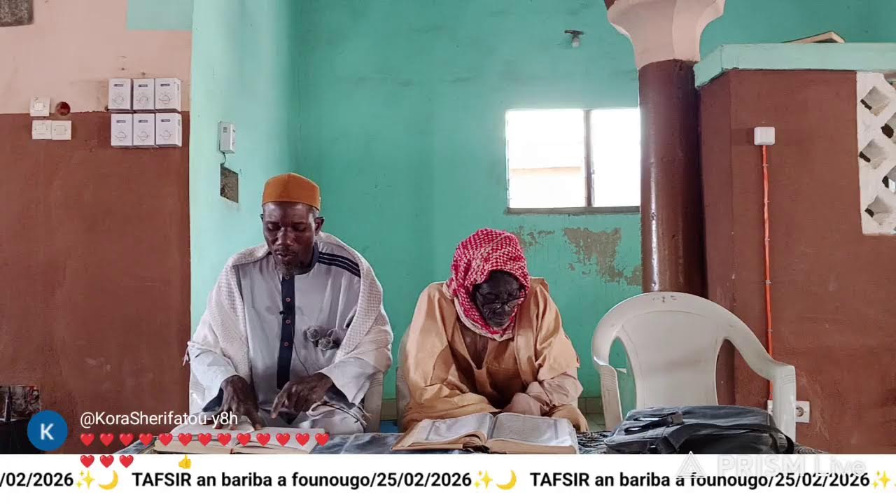 Live streaming of Al HASSANE /P.E.B.F⭐خطب الصلاة باللغة باريبا