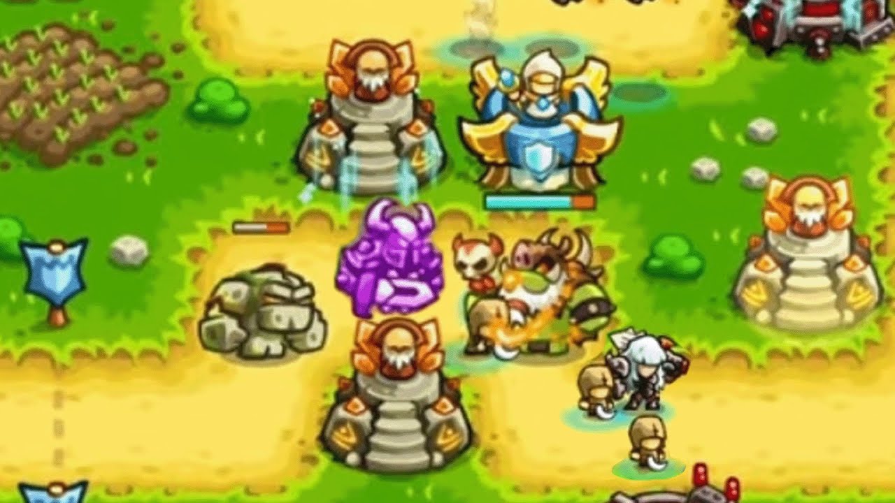 Raelyn & Holy Sanctuary KO Krum'Thak vs Archmage Spam | Kingdom Rush Battles