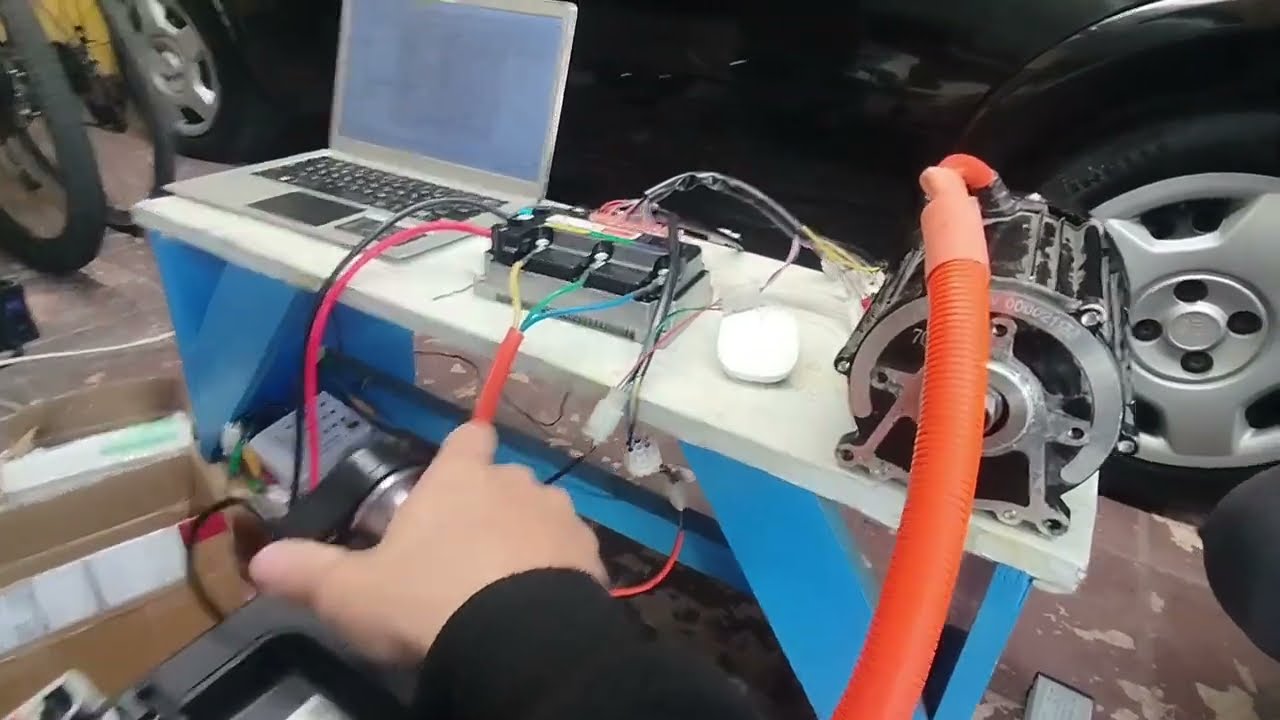 Teste Motor Central Votol em100 GTR