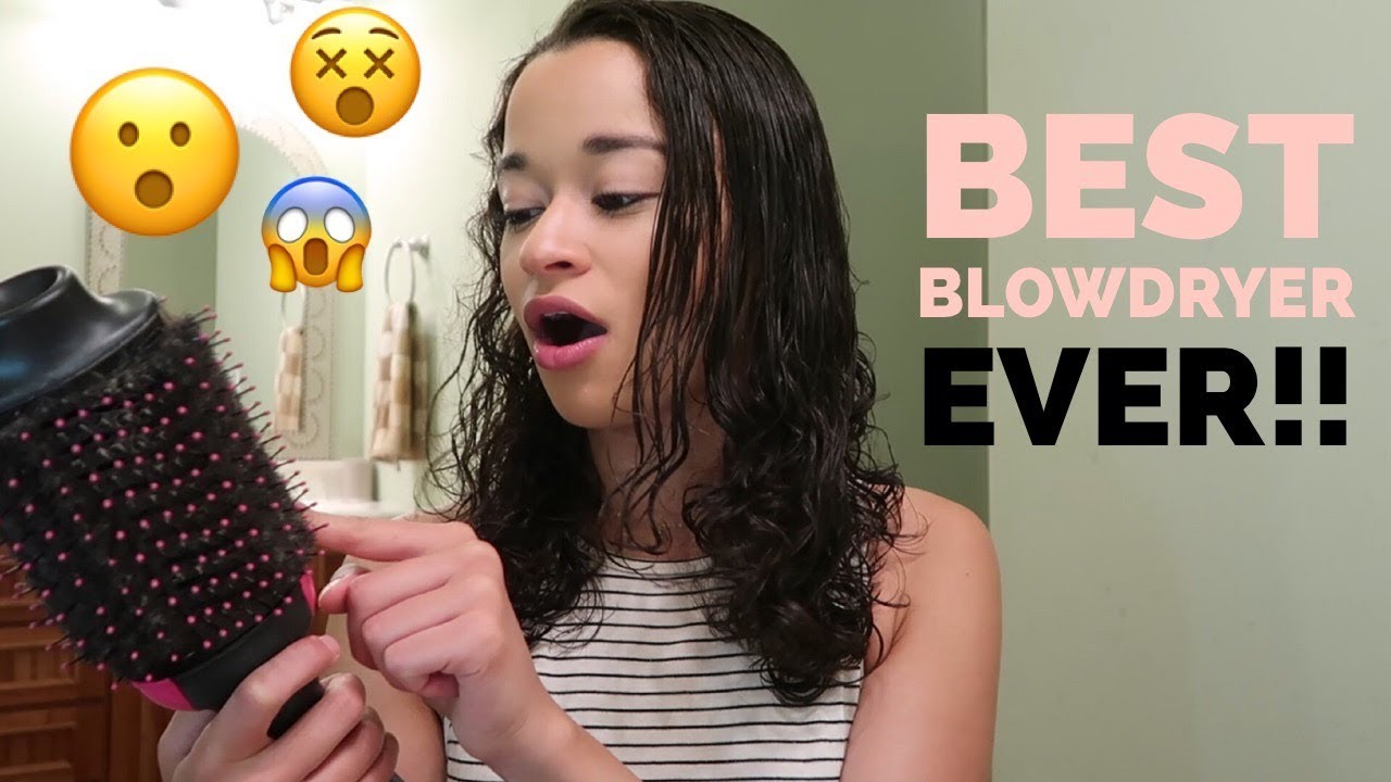 THIS BLOWDRYER FROM AMAZON CHANGED MY LIFE!! | REVLON ONE-STEP HAIR DRYER AND STYLER