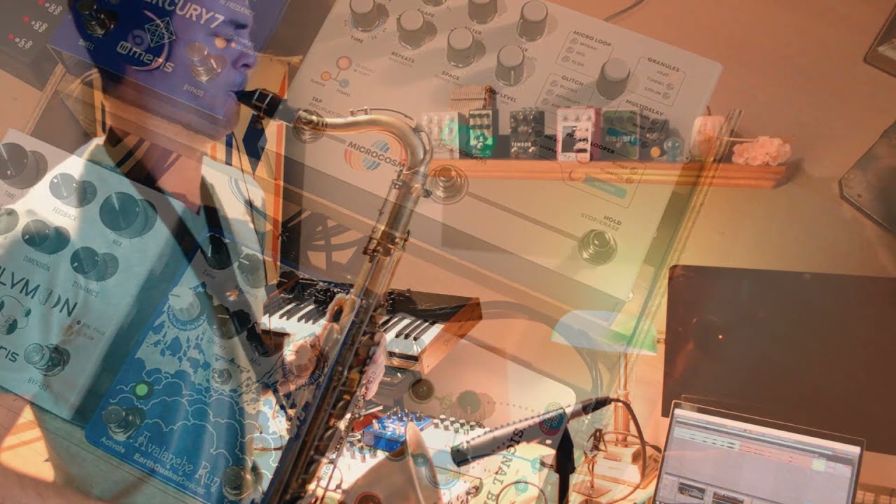 Saxophone Ambient Jam with Polymoon/Mercury 7/Microcosm/Avalanche Run (in stereo)