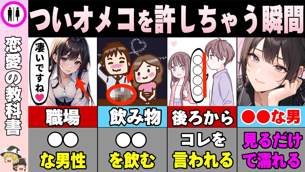 必見！つい本能的にしたくなる瞬間【恋愛雑学/恋愛心理学】台本234