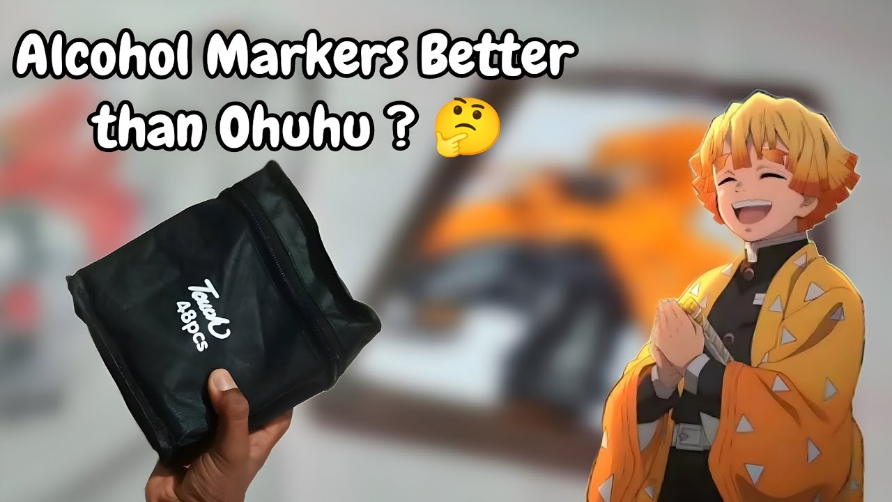 Are These Cheap Alcohol Markers Better than Ohuhu ? 🤔😎 | Touch Alcohol Markers Review 