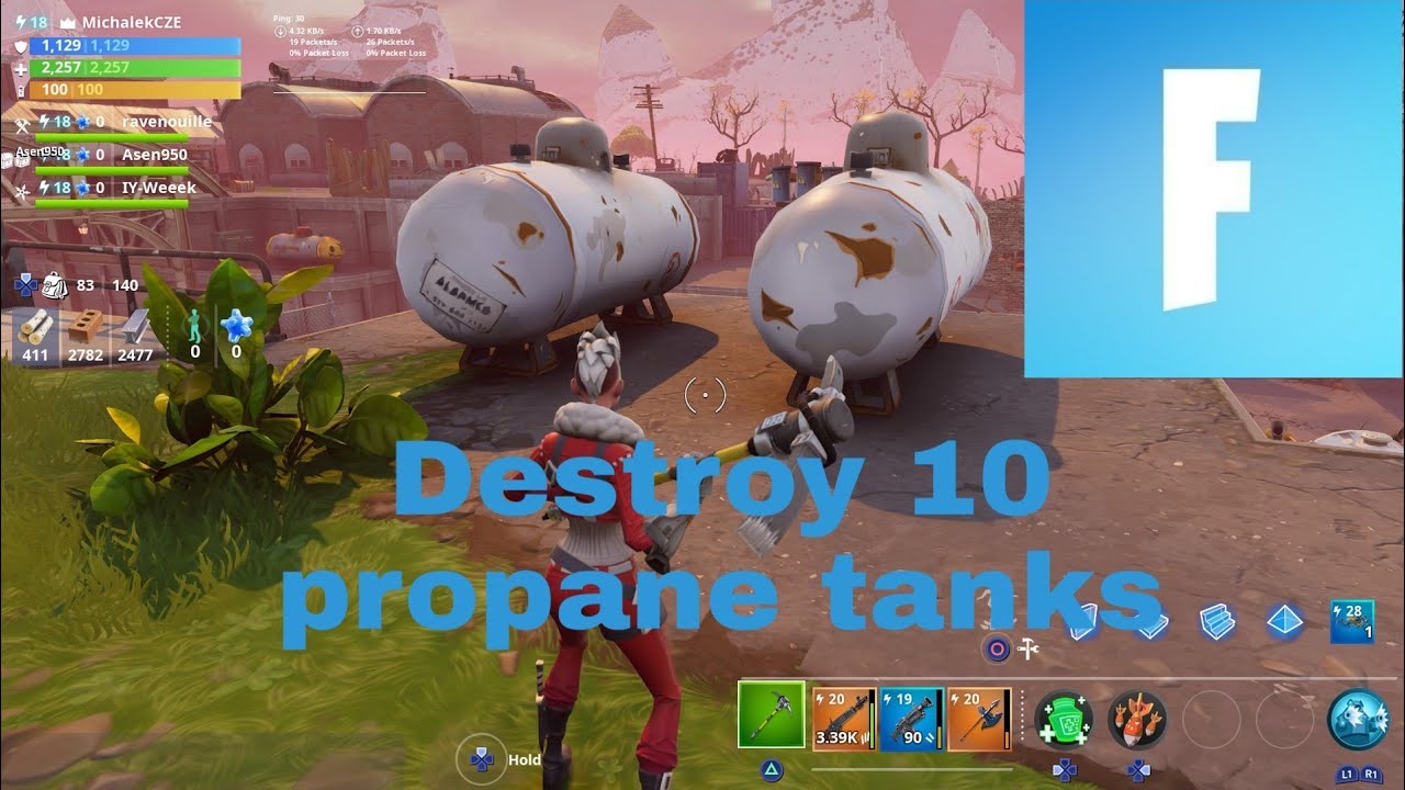 [STW] Destroy 10 propane tanks